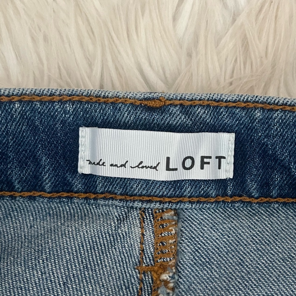 {LOFT} High Rise Super Flare Jeans in Vintage Indigo Wash - Womens 28 / 6 - NWT - Picture 8 of 11